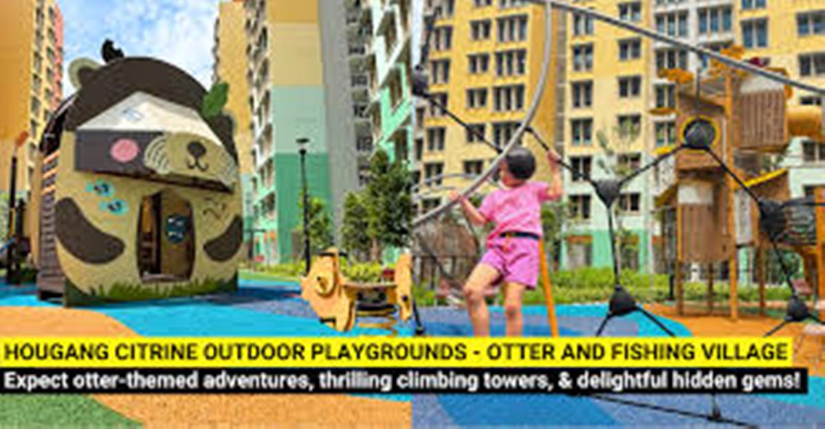 Hougang Citrine Playground: Otter & Fishing Village Theme – A Delightful Play Escape in Hougang